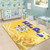 Sigma Gamma Rho Area Rug Rose Yellow Pearls Design