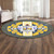 Sigma Gamma Rho Round Rug Royal