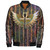Egyptian Zipper Bomber Jackets Symbols Pattern Art Design