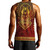 Egyptian Tank Top Anubis Pattern In Red