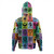 Adinkra Hoodie Multi Color Adinkra Symbols