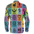 Adinkra Long Sleeve Shirt Multi Color Adinkra Symbols