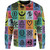 Adinkra Sweatshirt Multi Color Adinkra Symbols