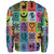 Adinkra Sweatshirt Multi Color Adinkra Symbols