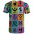 Adinkra T-Shirt Multi Color Adinkra Symbols