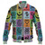 Adinkra Baseball Jacket Multi Color Adinkra Symbols