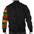 Adinkra Bomber Jacket Adinkra Symbols Print