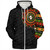 Adinkra Sherpa Hoodie Adinkra Symbols Print