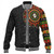 Adinkra Baseball Jacket Adinkra Symbols Print