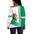 Nigeria Off Shoulder Sweatshirt Quater Style