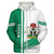 Nigeria Sherpa Hoodie Quater Style