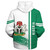 Nigeria Sherpa Hoodie Quater Style