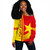 Tigray Region Off Shoulder Sweatshirt Quater Style