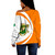 Ivory Coast Off Shoulder Sweatshirt Circle Style