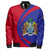 The Gambia Zipper Bomber Jacket Circle Style