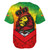 Ethiopia Baseball Shirt Crown Lion Style