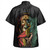 Ethiopia Hawaiian Shirt Black Rasta Lion Unveiled
