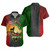 Pan-African Short Sleeve Shirt With Flag Africa