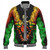Ethiopia Baseball Jacket Lion Of Judah Reggae