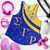 Sigma Gamma Rho Women Racerback Tank - Sorority Greek Alphabet Symbols Women Racerback Tank