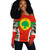 Oromo Off Shoulder Sweater - Africa Pattern Style