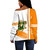 Ivory Coast Off Shoulder Sweatshirt Quater Style