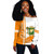 Ivory Coast Off Shoulder Sweatshirt Quater Style