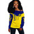 Gabon Off Shoulder Sweatshirt Arrow Style