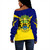 Gabon Off Shoulder Sweatshirt Arrow Style