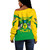 Democratic Republic of Sao Tome and Principe Off Shoulder Sweatshirt Arrow Style