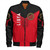 Libya Zipper Bomber Jacket Arrow Style