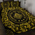 Freemasonry Quilt Bed Set Floral Circle