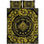 Freemasonry Quilt Bed Set Floral Circle