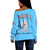 Sigma Beta Xi Off Shoulder Sweatshirt Custom Sorority Chapter Color