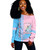Sigma Beta Xi Off Shoulder Sweatshirt Quarter Style
