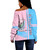 Sigma Beta Xi Off Shoulder Sweatshirt Quarter Style