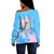 Sigma Beta Xi Off Shoulder Sweatshirt Spain Style