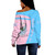 Sigma Beta Xi Off Shoulder Sweatshirt Spring Style