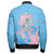 Sigma Beta Xi Zipper Bomber Jacket Spain Style