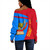 Democratic Republic Of The Congo Off Shoulder Sweatshirt Half Concept