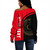 Libya Off Shoulder Sweatshirt Custom In My Heart