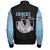 Gamma Phi Delta Zipper Bomber Jacket KH Chuck And Pearls