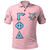 Gamma Phi Delta Polo Shirt Letter Style Color
