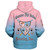 Gamma Phi Delta Sherpa Hoodie Letter Greek Life Gradient