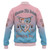 Gamma Phi Delta Baseball Jacket Letter Greek Life Gradient