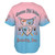 Gamma Phi Delta Baseball Shirt Letter Greek Life Gradient