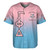 Gamma Phi Delta Baseball Shirt Letter Greek Life Gradient