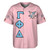 Gamma Phi Delta Baseball Shirt Letter Style Color