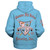 Gamma Phi Delta Sherpa Hoodie Pearl Style Color