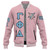 Gamma Phi Delta Baseball Jacket Custom Sorority Chapter Style Color
